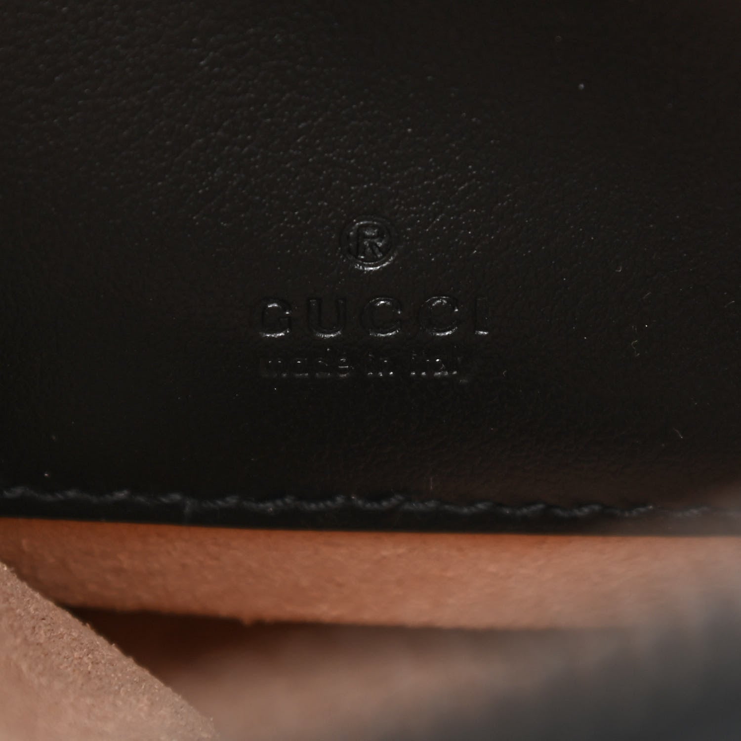 Gucci Calfskin Matelasse Mini GG Marmont Crossbody Bag Black 6 of 9