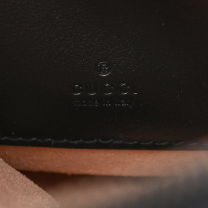 Gucci Calfskin Matelasse Mini GG Marmont Crossbody Bag Black 6 of 9