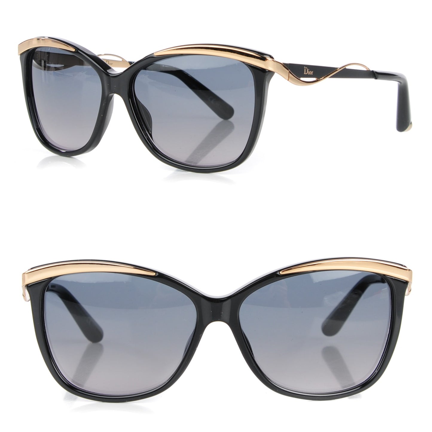 MetalEyes 2 Sunglasses Black Gold