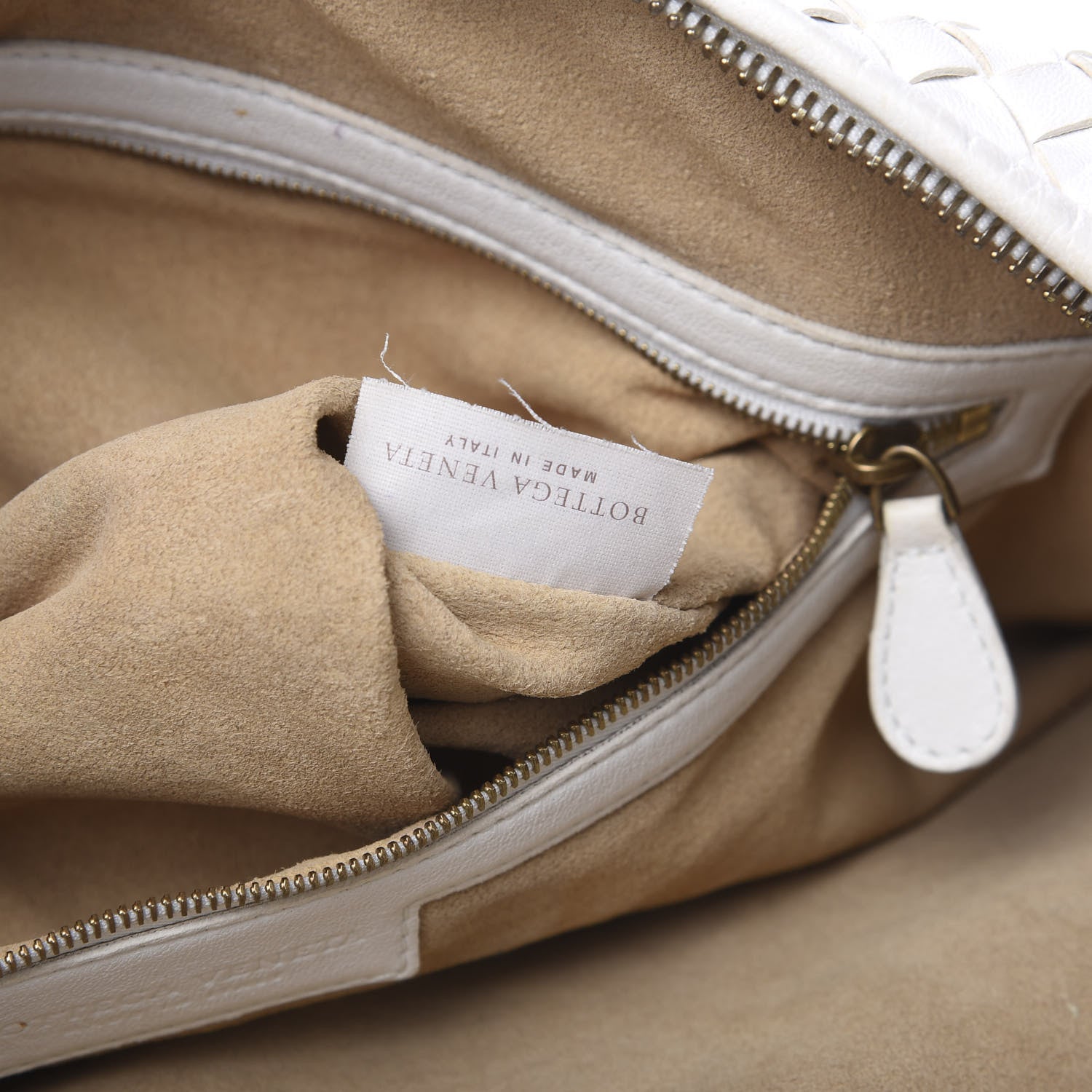 Bottega Veneta Nappa Intrecciato Medium Veneta Chain Hobo White 5 of 14
