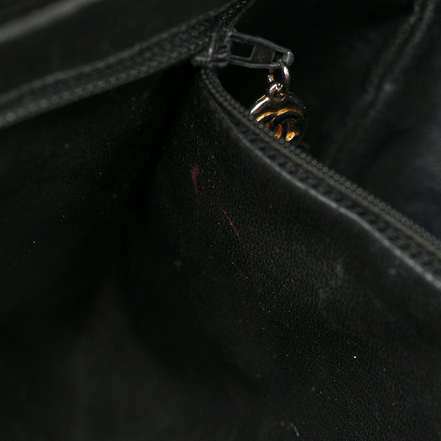 Lambskin Quilted Tote Black