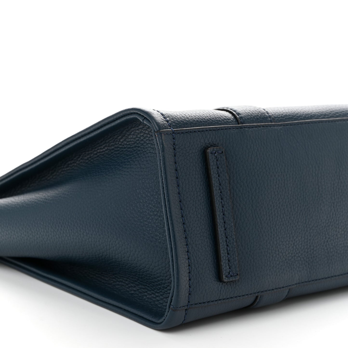 Grained Calfskin Medium The Tote Bag Blue Sea