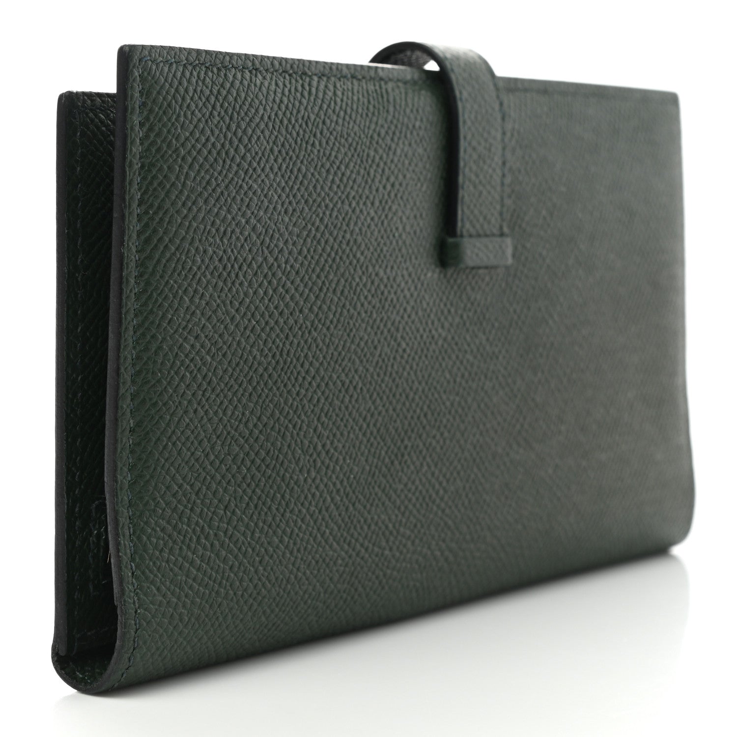 Hermes Epsom Bearn Gusset Wallet Vert Anglais 3 of 8
