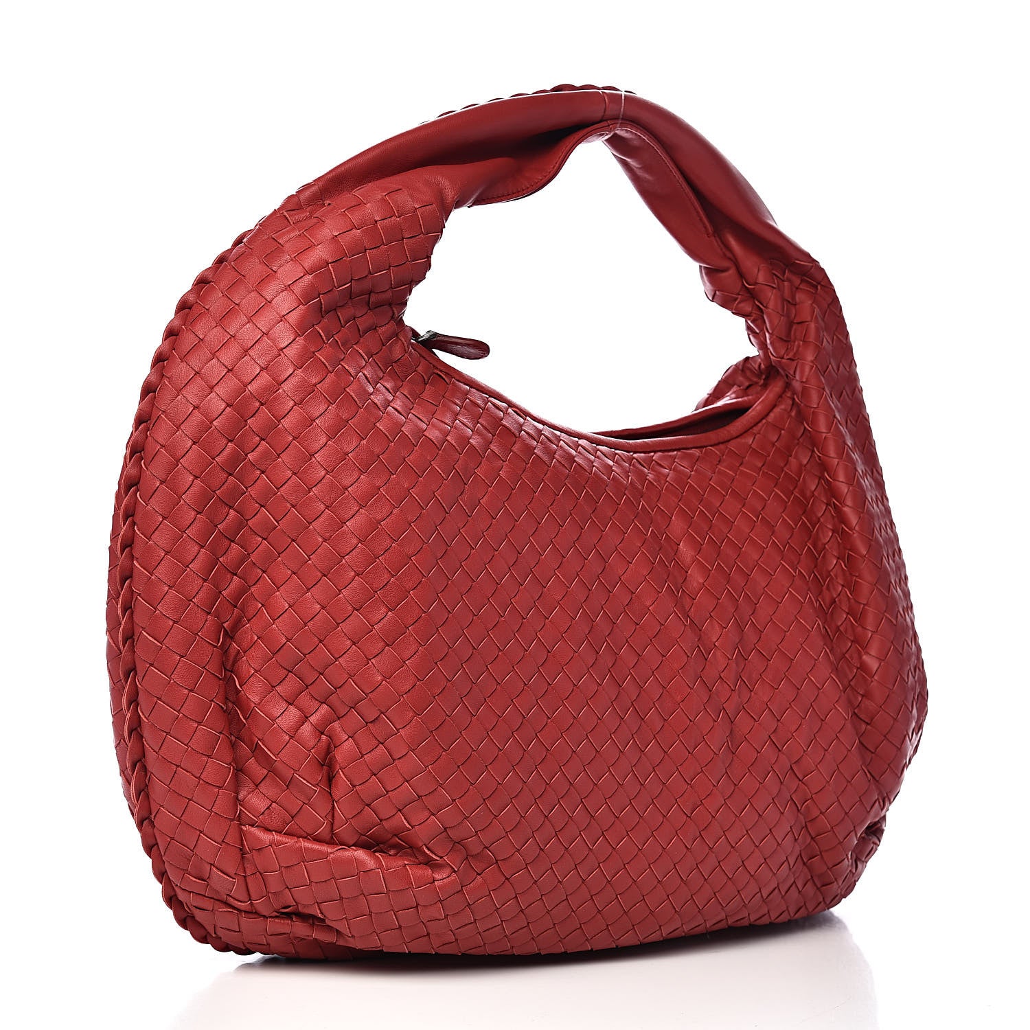 Bottega Veneta Nappa Intrecciato Large Belly Veneta Hobo Fraise 3 of 11
