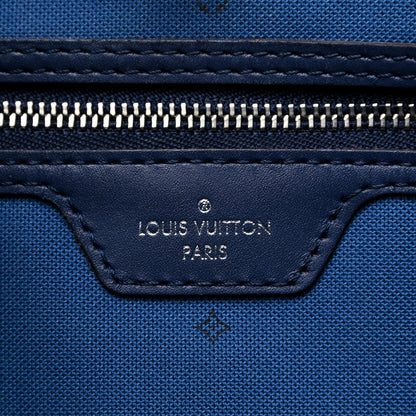 Louis Vuitton Monogram Escale Neverfull MM Blue 6 of 15
