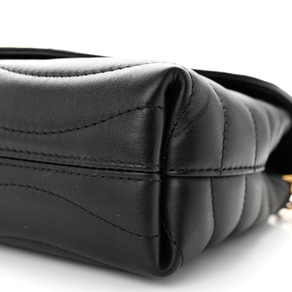 Louis Vuitton Calfskin LV New Wave Chain Bag Black 9 of 10
