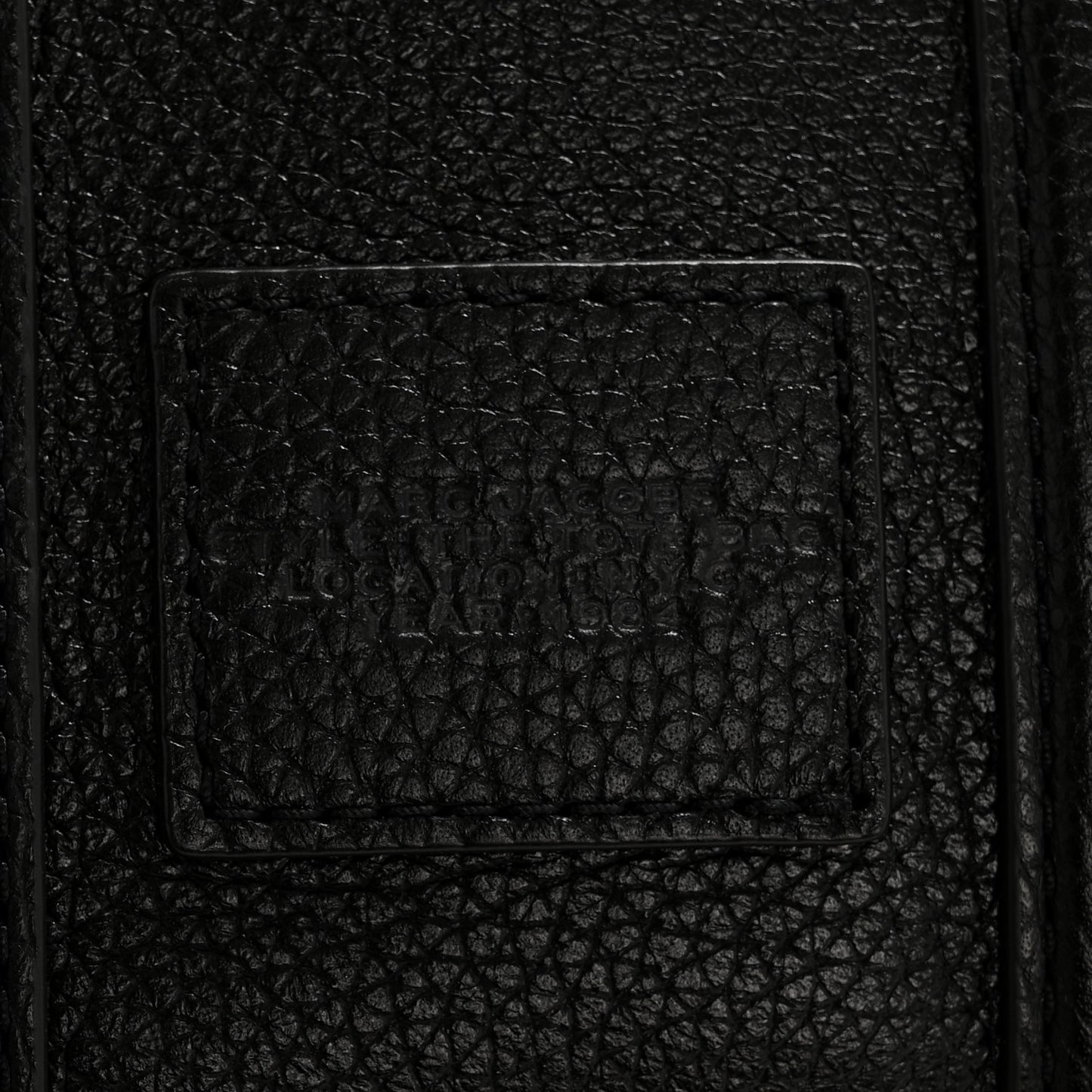 Grained Calfskin Crossbody The Tote Bag Black