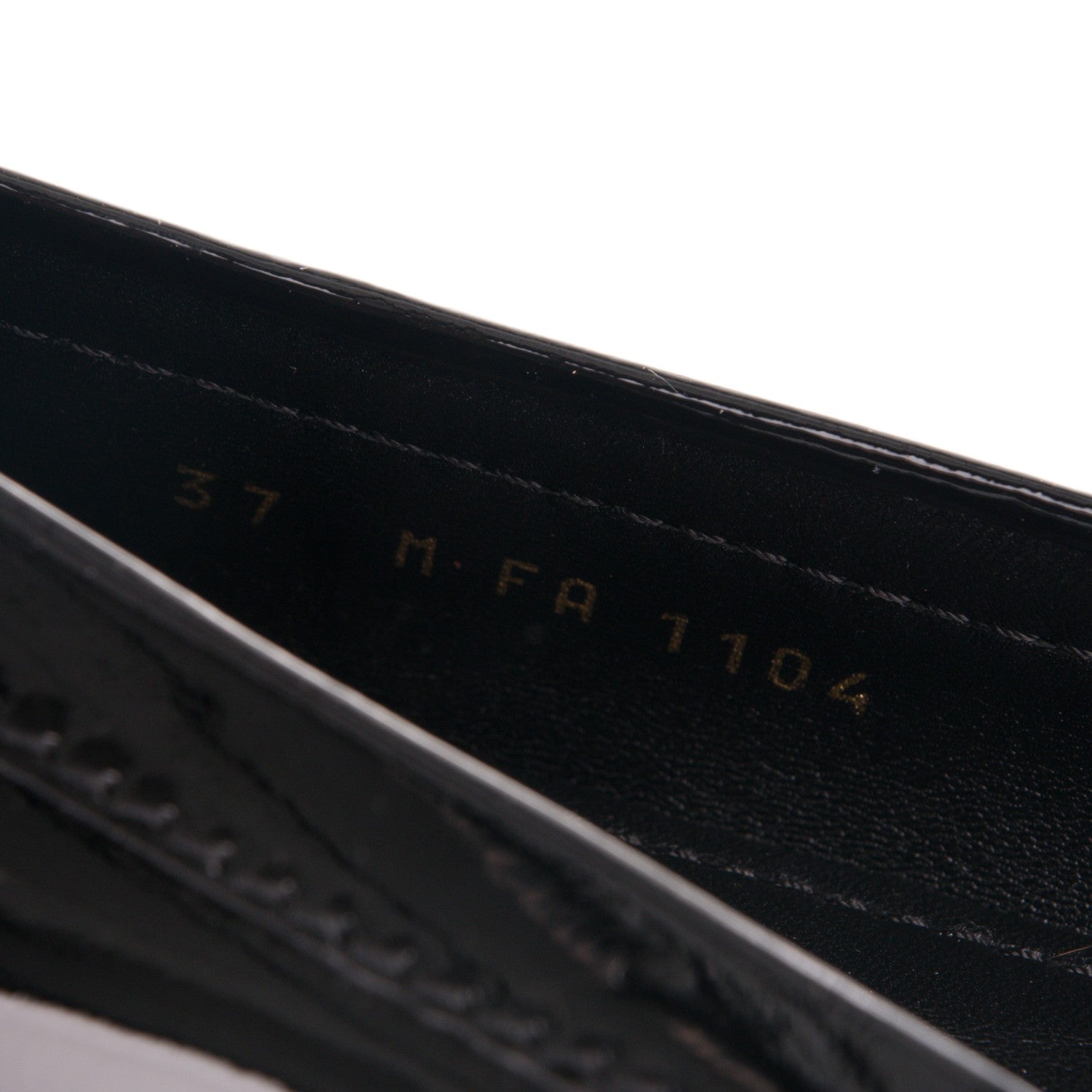 Louis Vuitton Patent Calfskin Oxford Loafers 37 Black 6 of 7