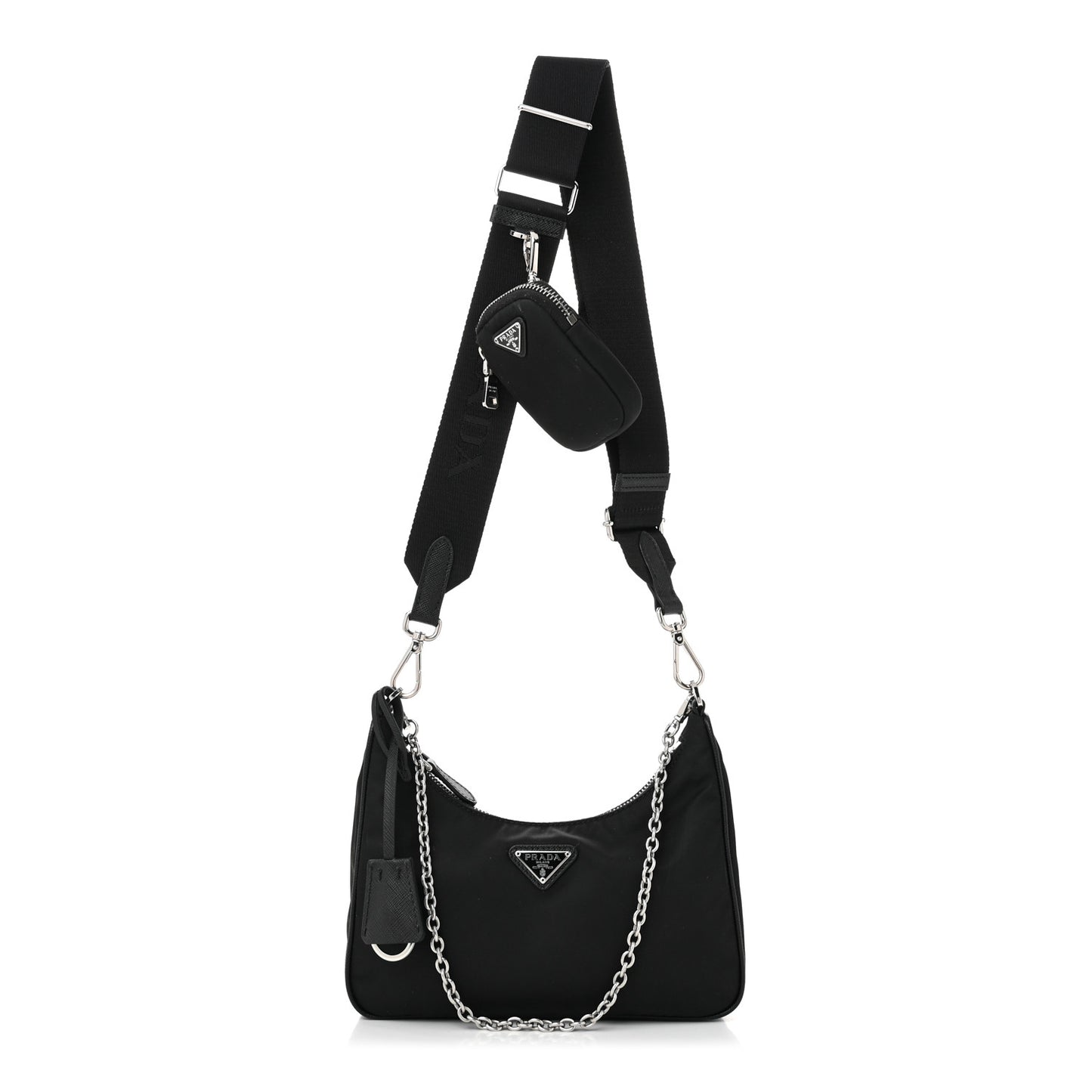 Nylon Re-Edition 2005 Shoulder Bag Black