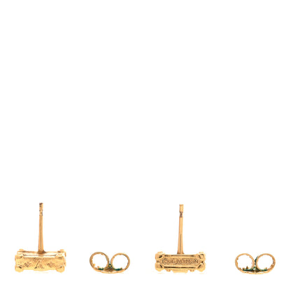Louis Vuitton Petite Malle Earrings Gold 3 of 5