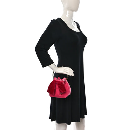 Jimmy Choo Velvet Bon Bon Bag Pink 2 of 8