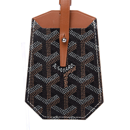 Goyard Goyardine Luggage Tag Black Gold 4 of 4