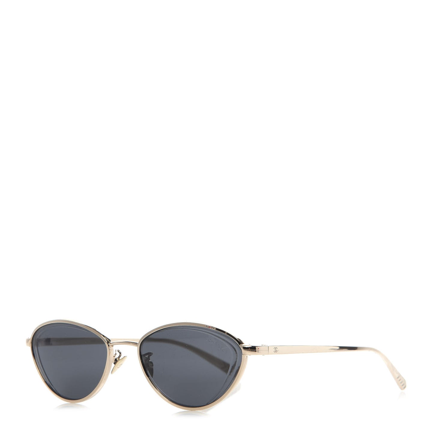 Metal Cat Eye Sunglasses 4255 Gold