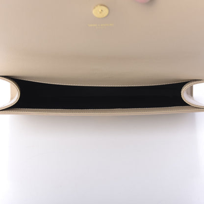 Saint Laurent Grain De Poudre Classic Monogram Cassandre Clutch Nude Powder 5 of 10