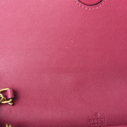 Gucci Velvet Matelasse Love Embroidered GG Marmont Mini Bag Light Raspberry Rose 10 of 13