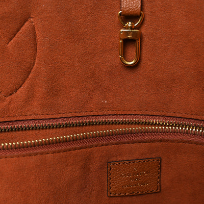 Louis Vuitton Empreinte Monogram Giant Neverfull MM Cognac 10 of 11