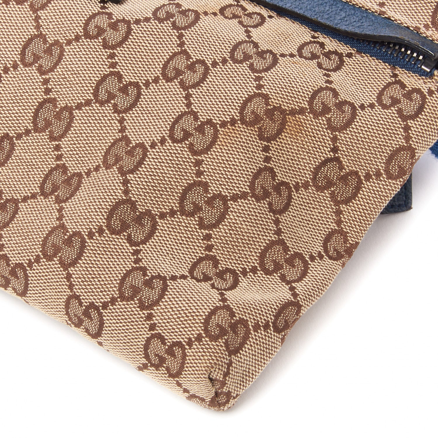 Gucci Monogram Web Belt Bag Navy 4 of 8