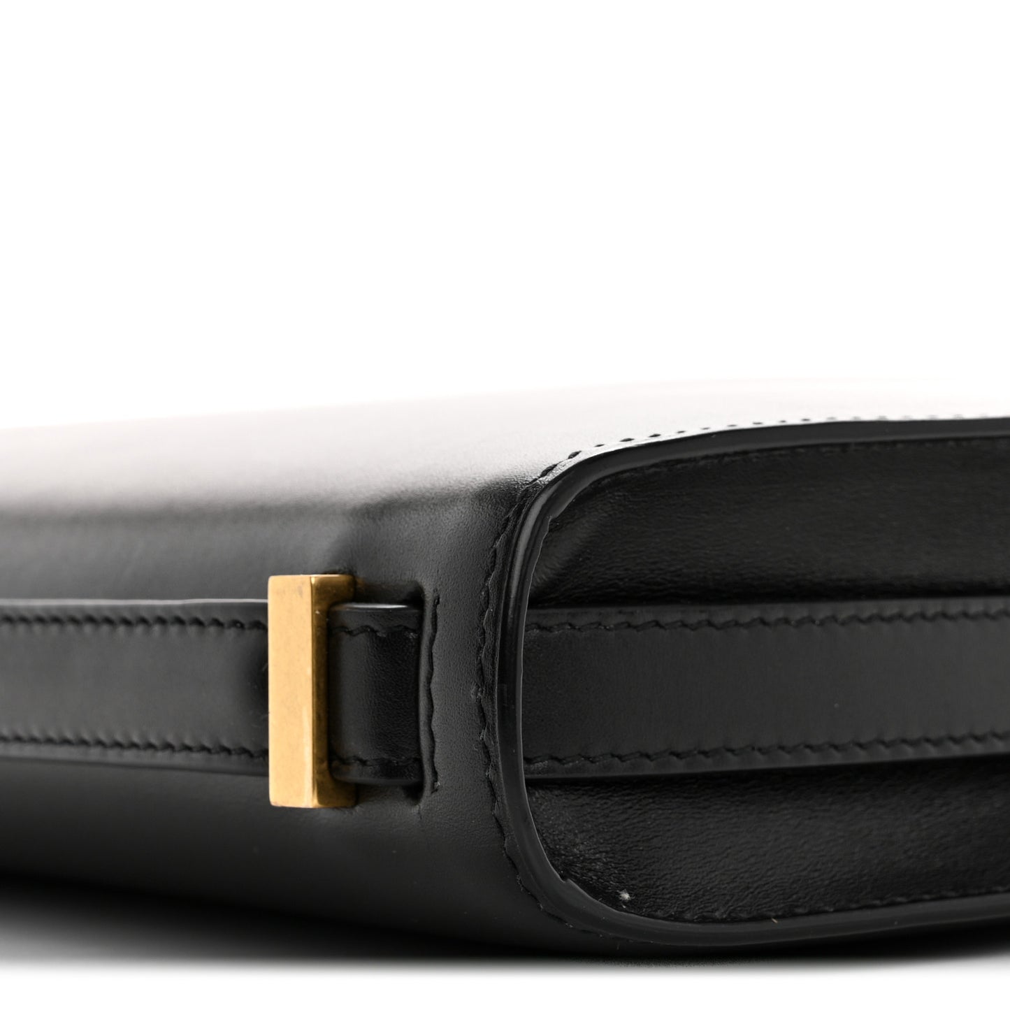 Calfskin Reverse Satchel Black