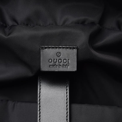 Gucci GG Supreme Monogram Web Dome Backpack Black 6 of 9