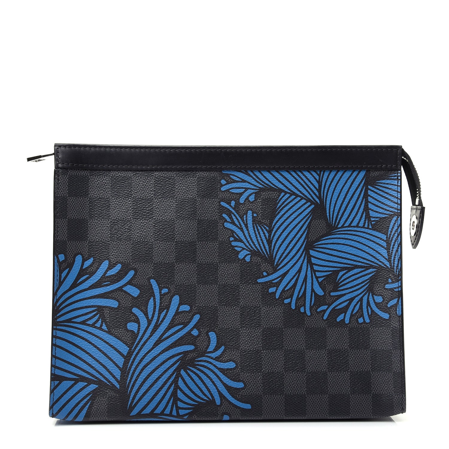 Louis Vuitton Damier Graphite Rope Pochette Voyage Blue 1 of 7