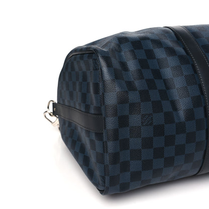 Louis Vuitton Damier Cobalt Keepall Bandouliere 45 7 of 9