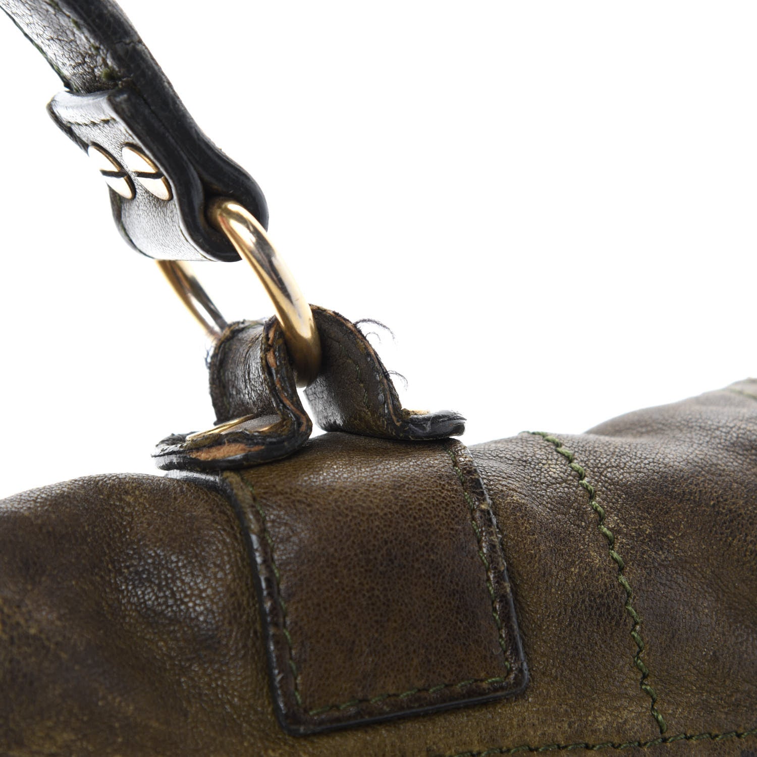 Proenza Schouler Lambskin Medium PS1 Satchel Dark Olive 18 of 20