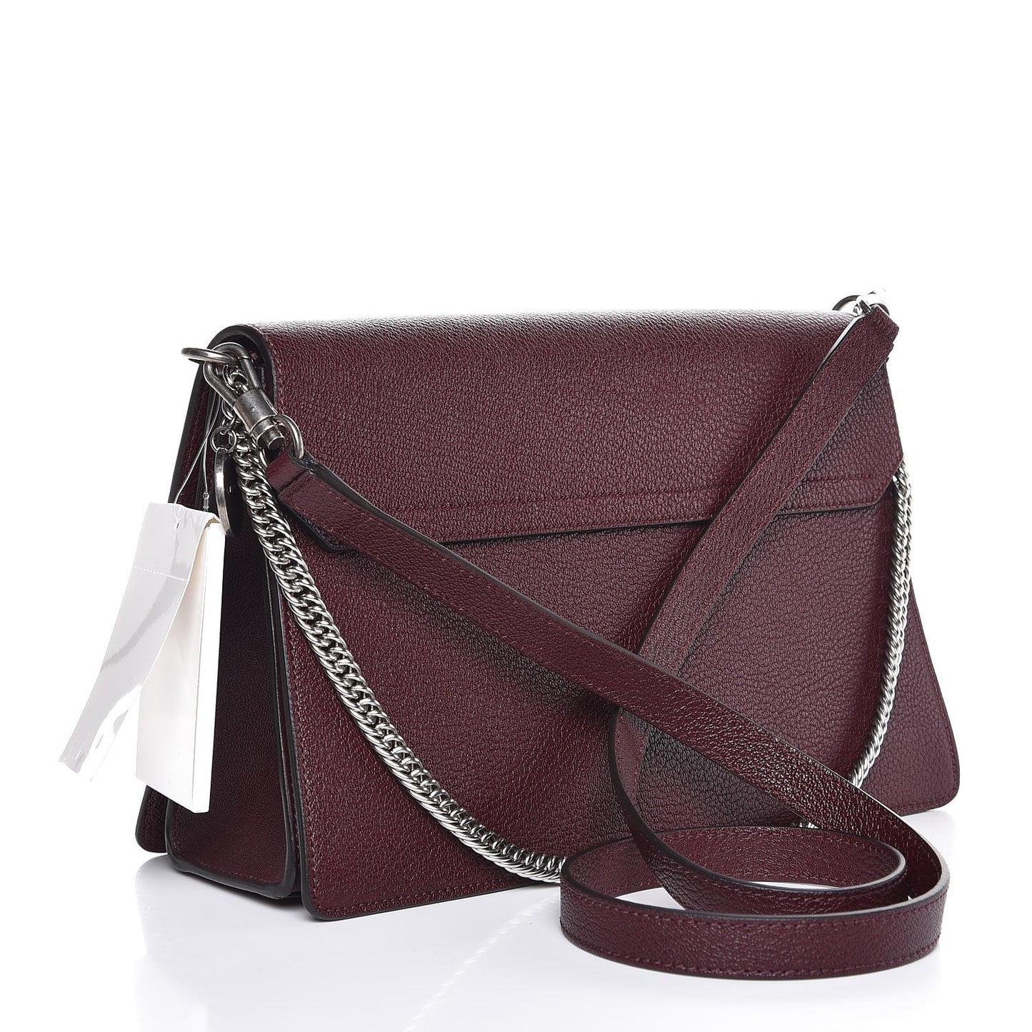 Goatskin Medium GV3 Flap Aubergine