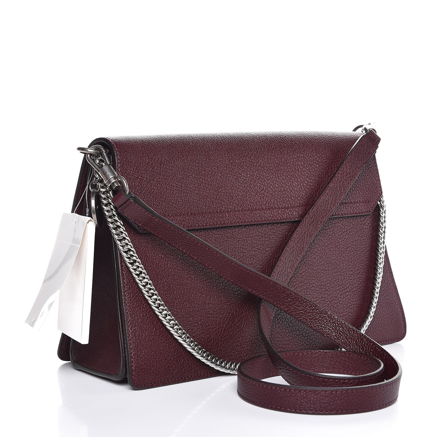 Givenchy Goatskin Medium GV3 Flap Aubergine 3 of 6