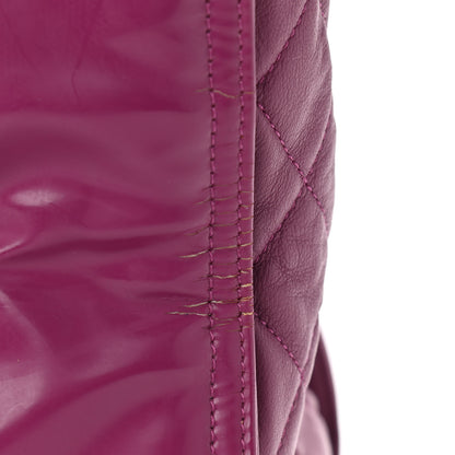 Chanel Vinyl Lipstick Tote Purple 8 of 16