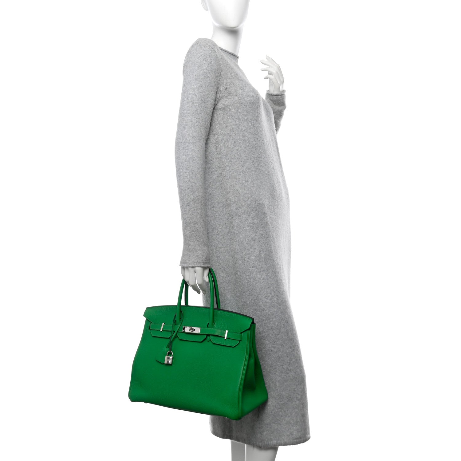 Hermes Togo Birkin 35 Bambou 2 of 12