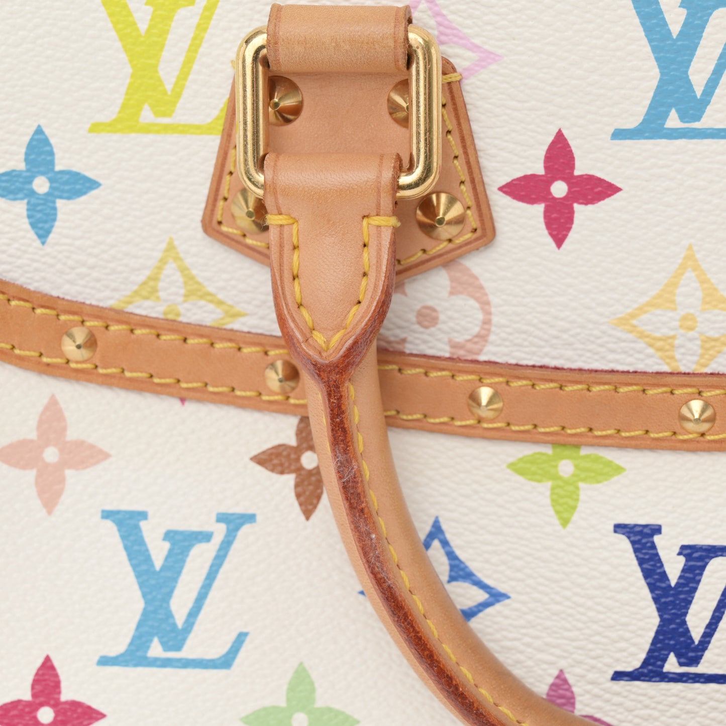 Monogram Multicolor Trouville White