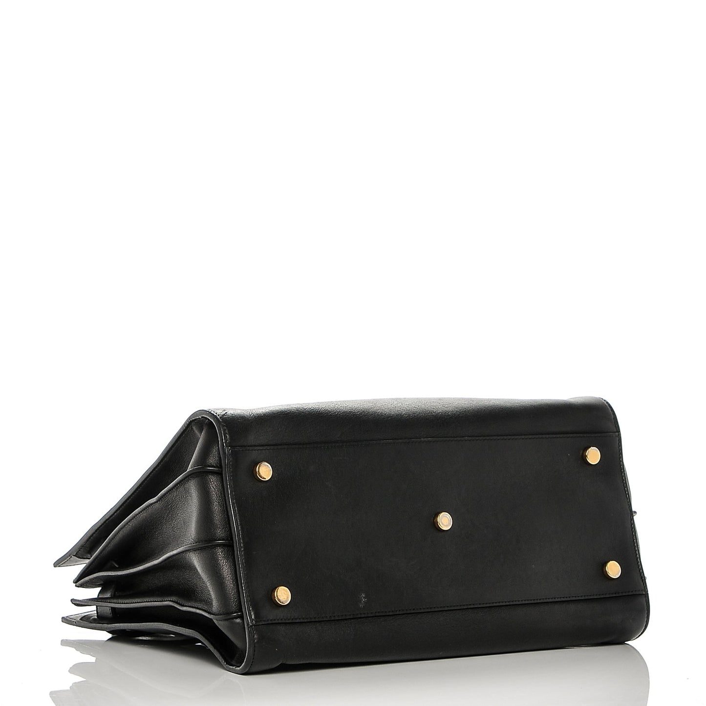 Calfskin Small Sac De Jour Black