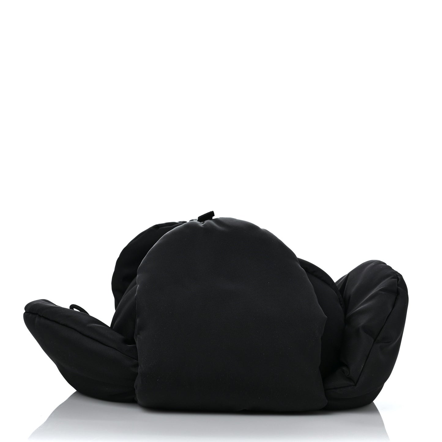 Nylon Ear Flap Hat M Black