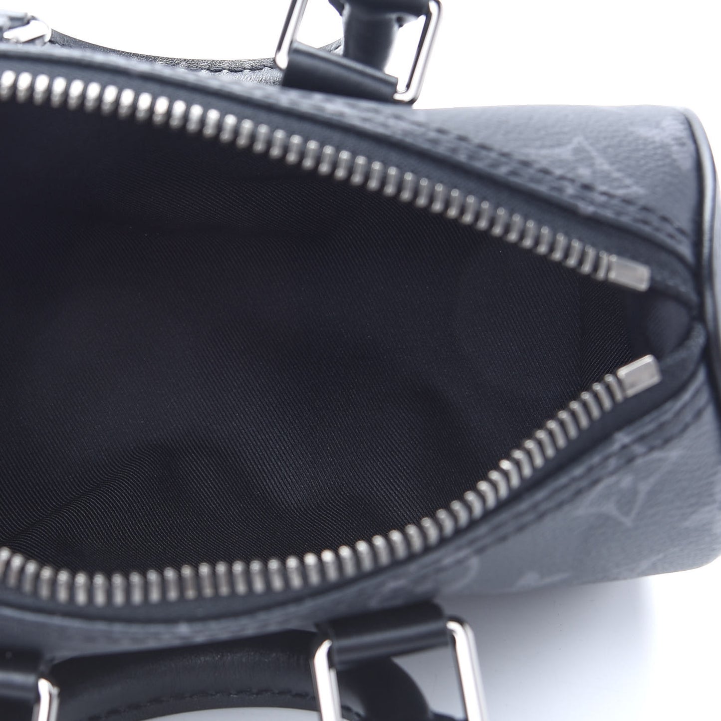 Reverse Monogram Eclipse Keepall XS Black