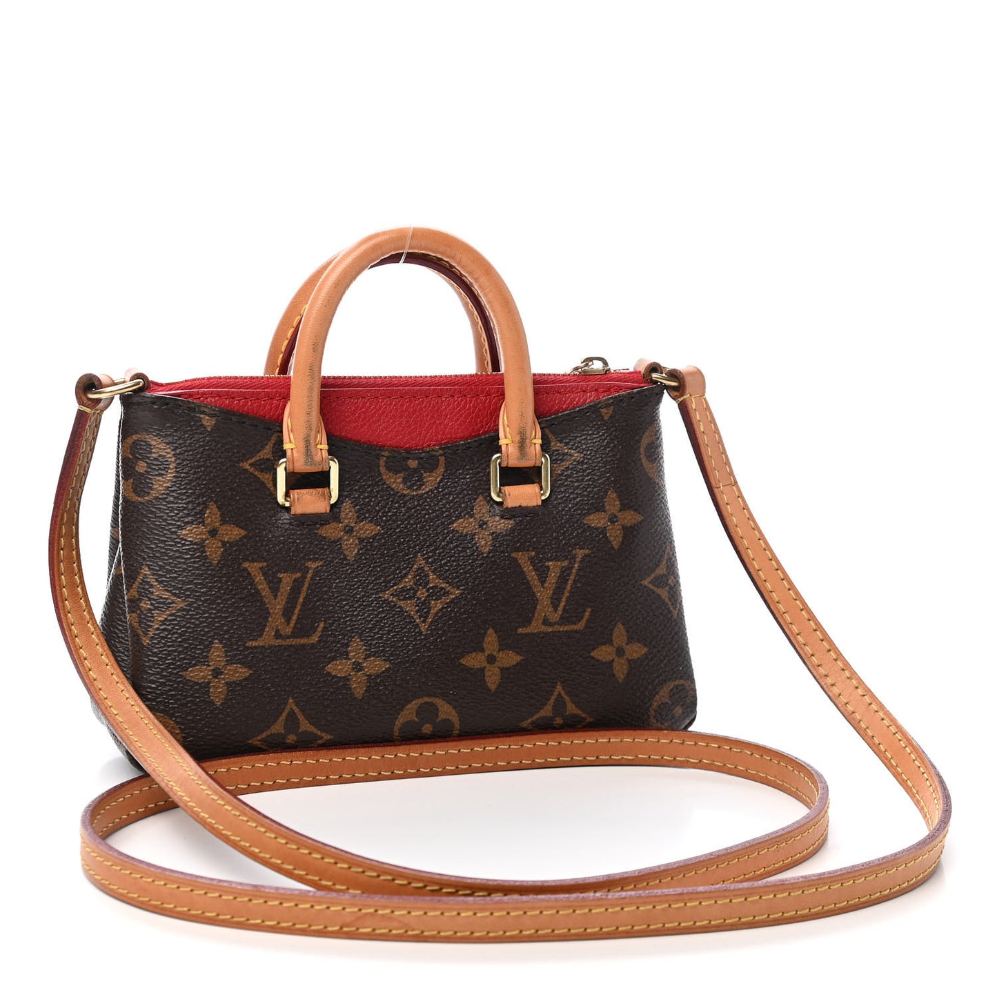 Monogram Nano Pallas Cherry