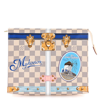 Louis Vuitton Damier Azur Summer Trunks Mykonos Toiletry Pouch 26 1 of 6