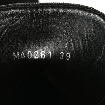 Louis Vuitton Suede Calfskin Monogram Laureate Platform Desert Boots 39 Black 10 of 14