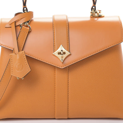 Louis Vuitton Grained Smooth Calfskin Rose Des Vents PM Amaretto 8 of 10