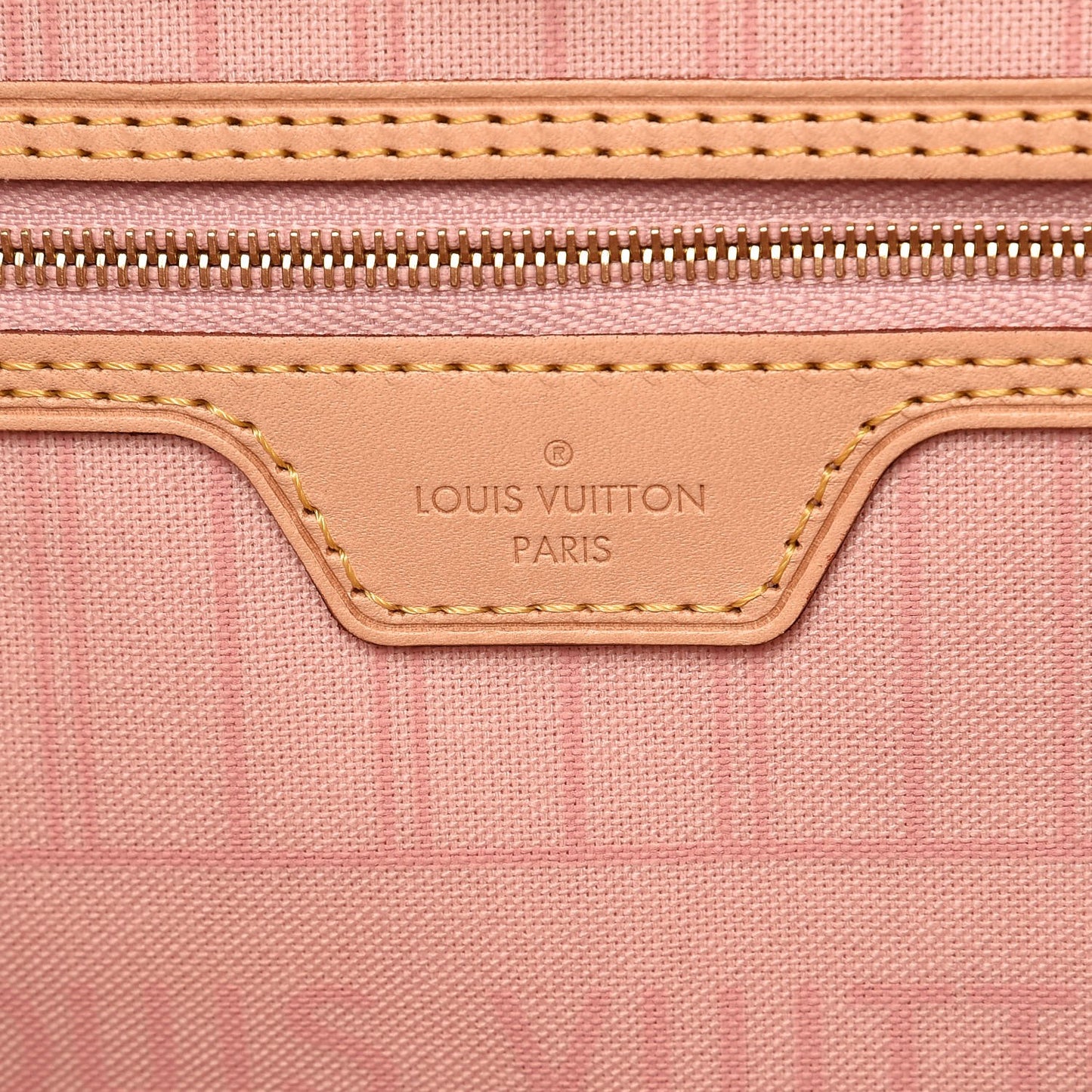 Damier Azur Neo Neverfull MM Rose Ballerine