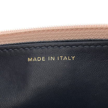 Chanel Lambskin Plexi Quilted Wallet On Chain WOC Light Beige 7 of 15