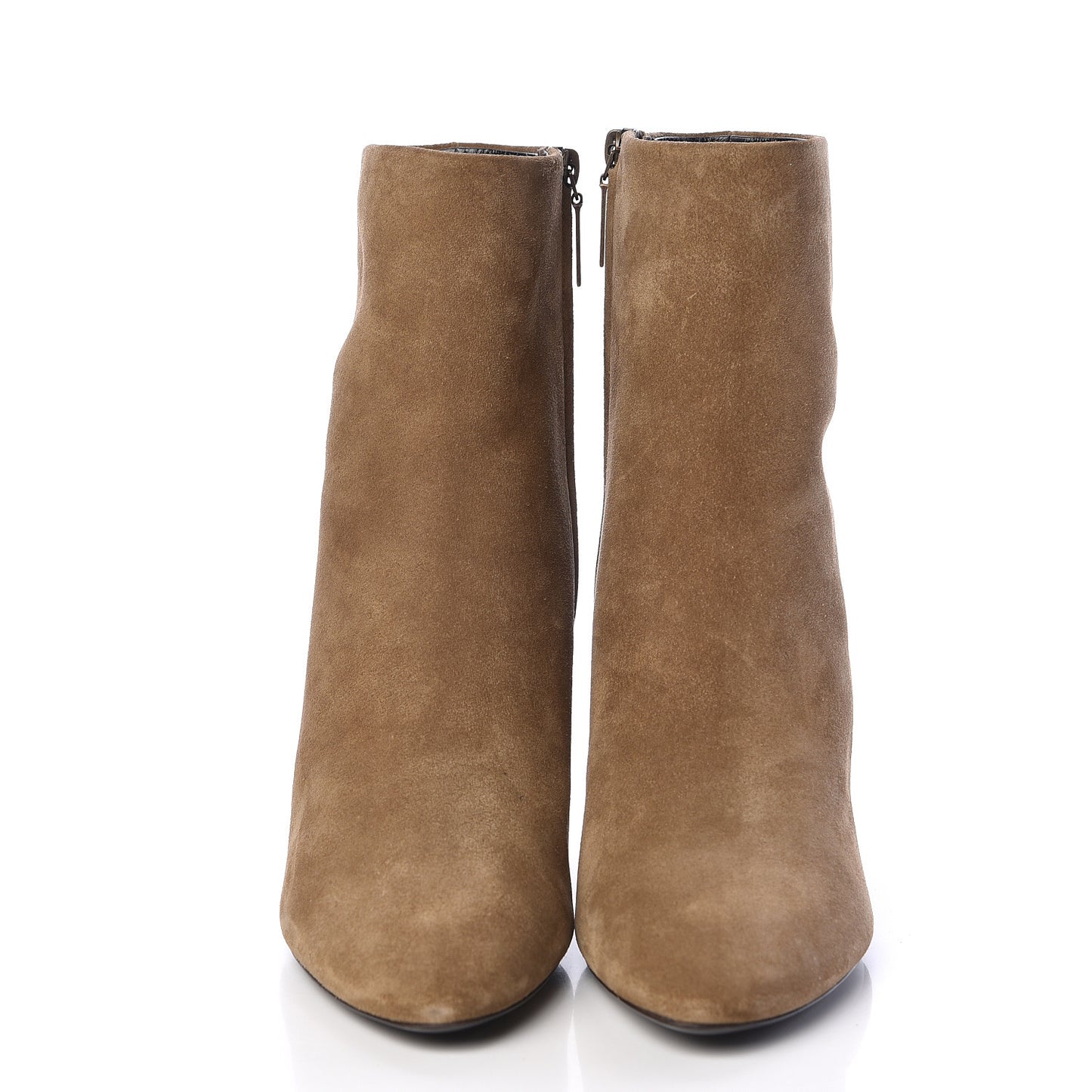 Suede Loulou Ankle 70 Zip Boot 42 New Sigaro