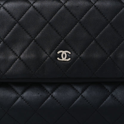 Chanel Lambskin Quilted CC Beauty Clutch Black 9 of 9