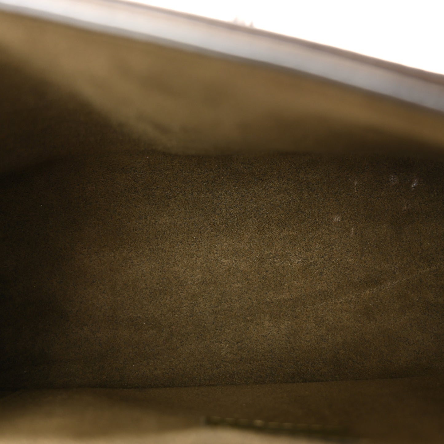Soft Calfskin Mylockme Chain Bag BB Smokey Brown Green
