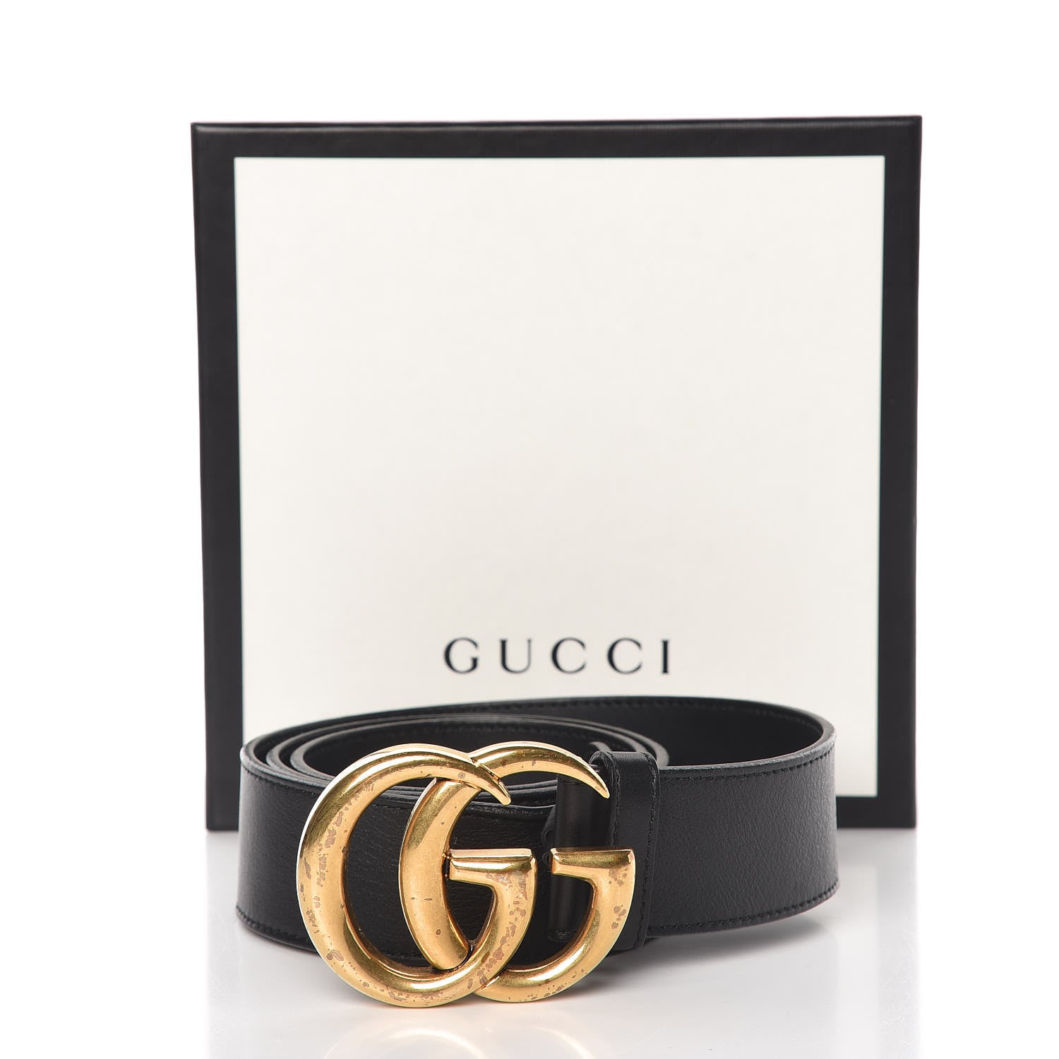 Gucci Calfskin Double G 40mm Belt 90 36 Black 8 of 8