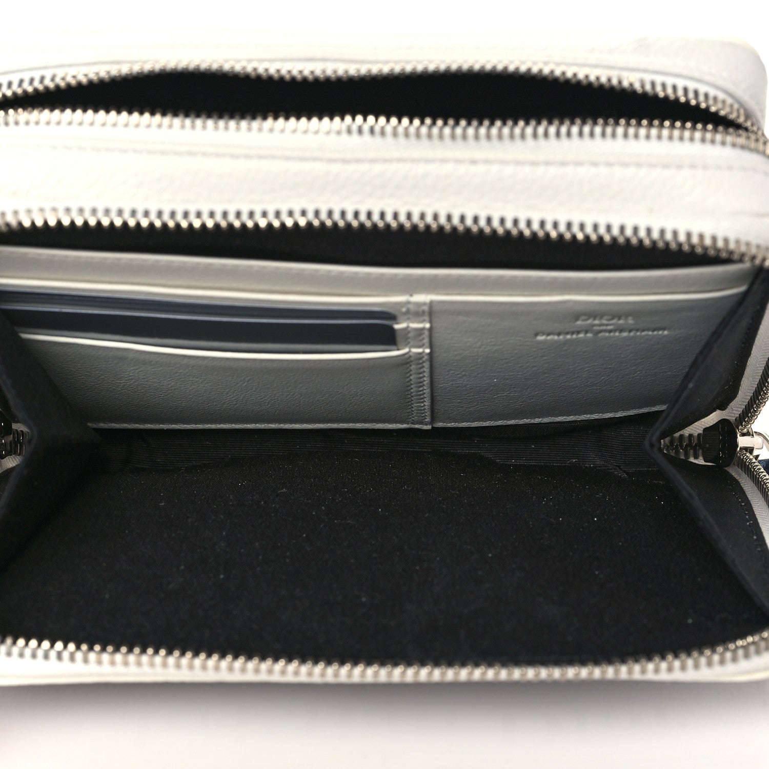 Christian Dior X DANIEL ARSHAM Grained Calfskin Newspaper Messenger White 9 of 23