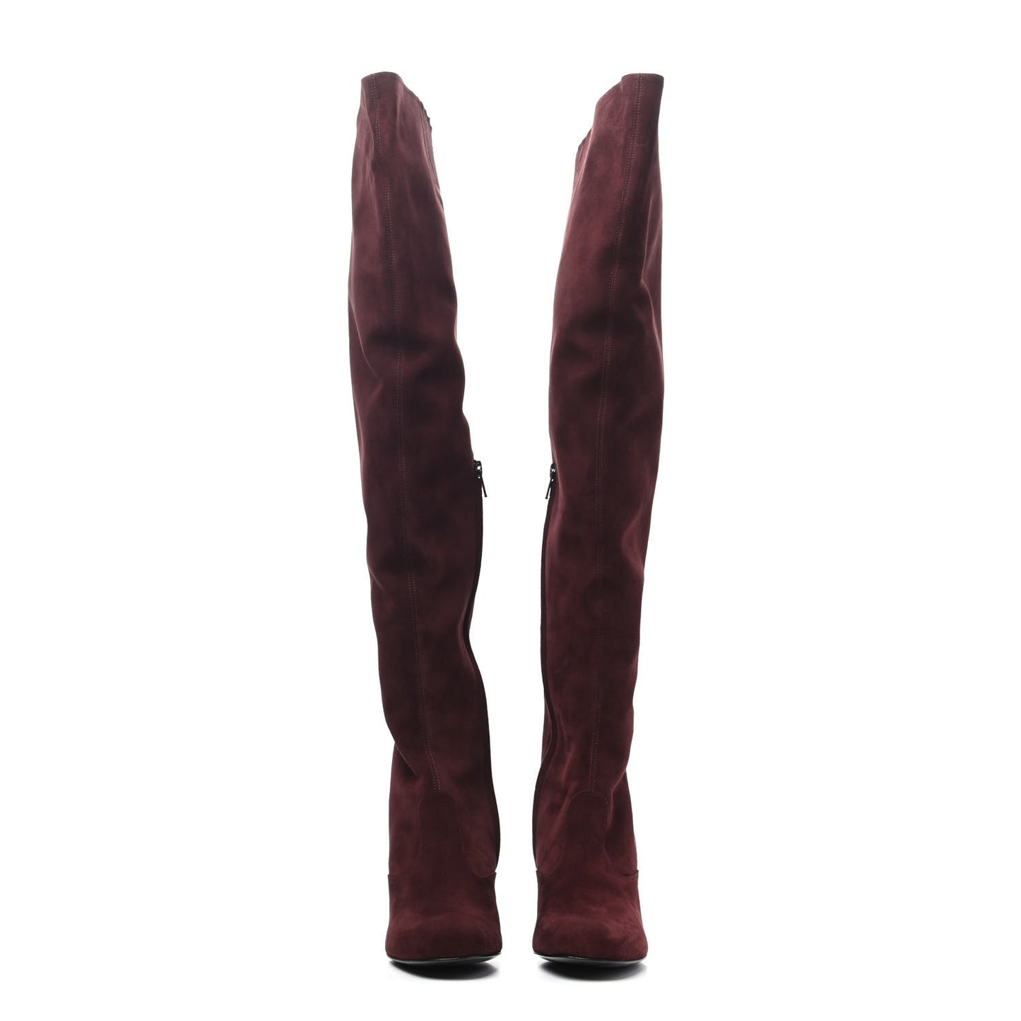 Suede Babies Over The Knee Boots 36 Amaranto