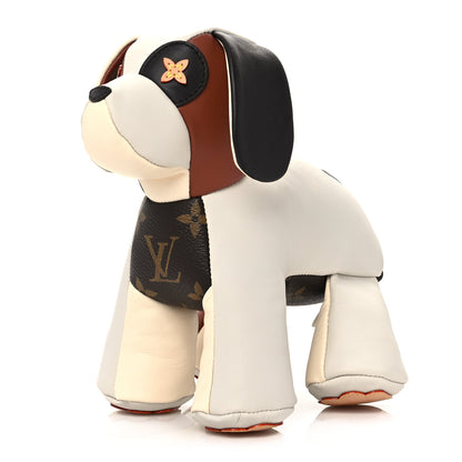 Louis Vuitton Calfskin Monogram Doudou Oscar Dog Beige 1 of 12