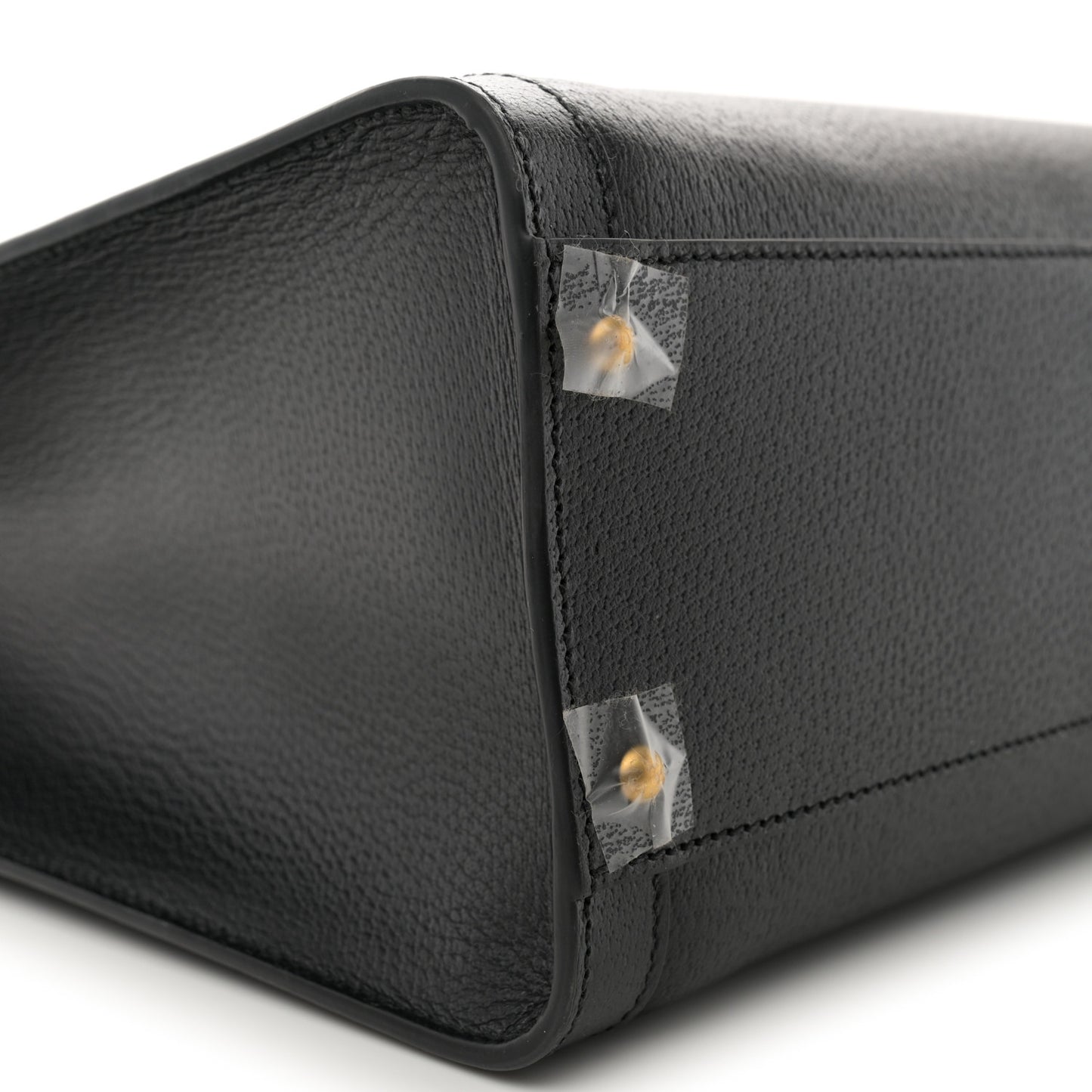 Wonka Grain Calfskin Large Diana Tote Bag Black
