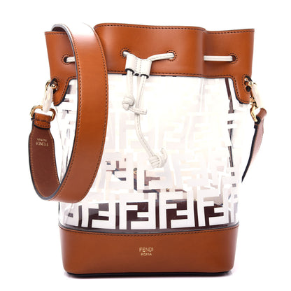 Fendi TPU FF Vitello Aura F is Fendi Grande Mon Tresor Bucket Bag White Cuoio 1 of 10