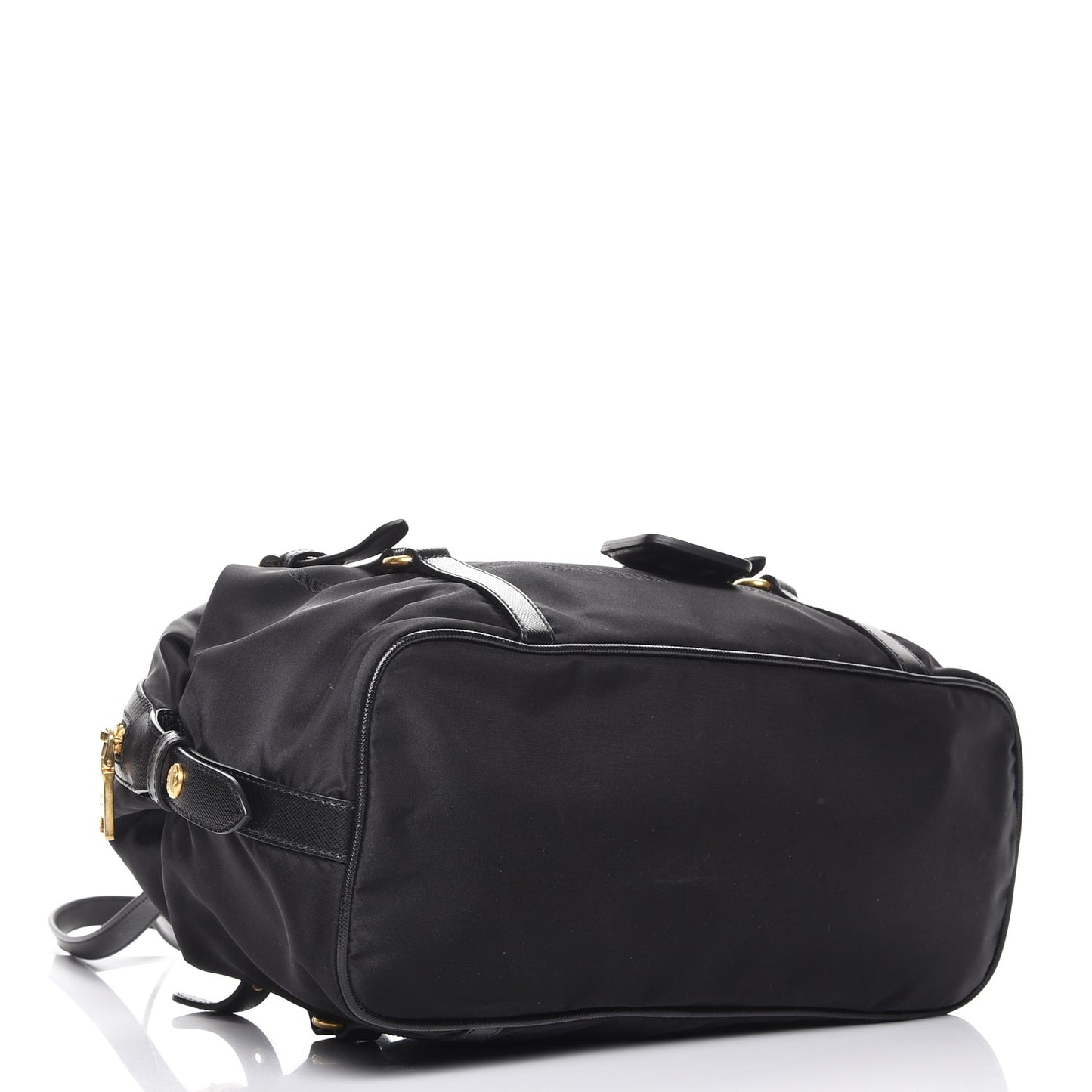 Tessuto Nylon Jacquard Logo Tote Nero Black